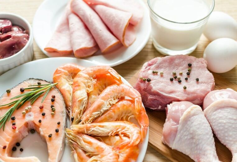 Chair et fruits de mer